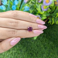 3.12 Ct. Purplish Pink Rhodolite Garnet from Tanzania Life Style