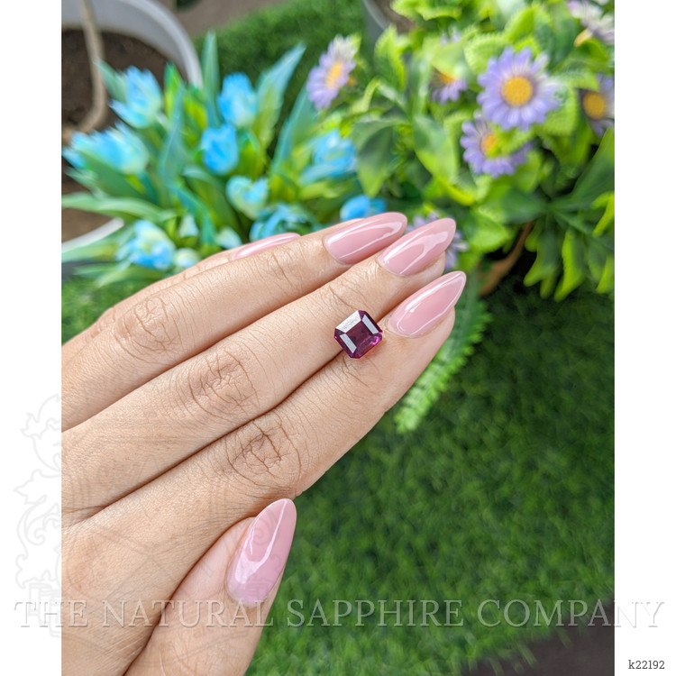 3.12 Ct. Purplish Pink Rhodolite Garnet from Tanzania