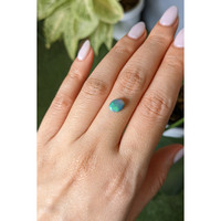 1.13 Ct. Cabochon Black Opal from Australia Life Style