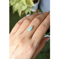 1.09 Ct. Cabochon White Opal from Australia Life Style