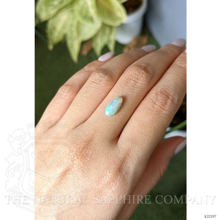 1.09 Ct. Cabochon White Opal from Australia