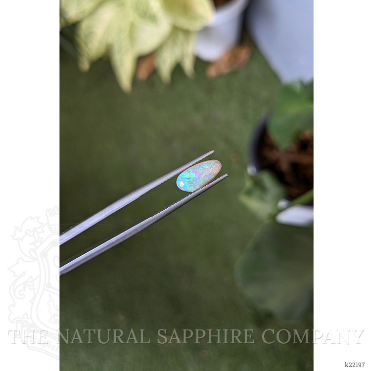 1.09 Ct. Cabochon White Opal from Australia