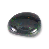 1.25 Ct. Cabochon Black Opal from Australia Video