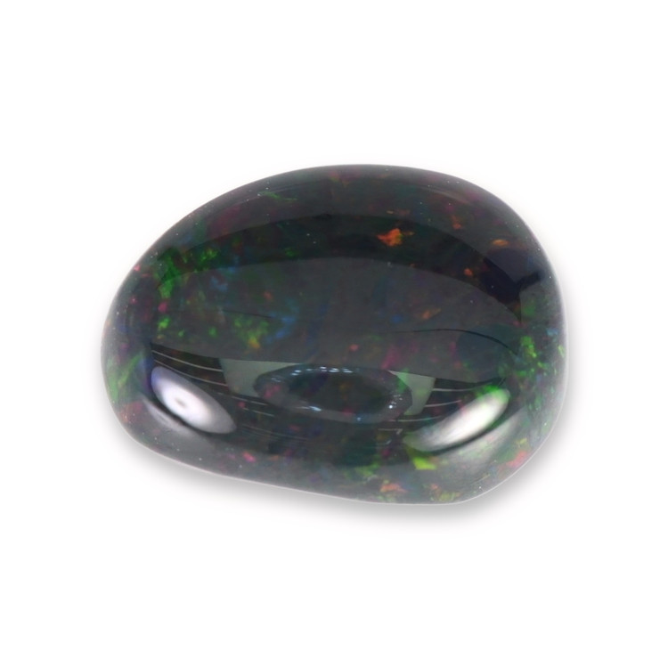 1.25 Ct. Cabochon Black Opal from Australia