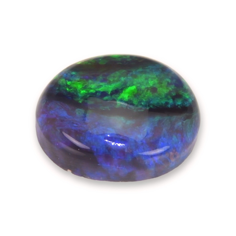 0.93 Ct. Cabochon Black Opal from Australia