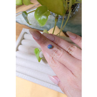 0.93 Ct. Cabochon Black Opal from Australia Life Style