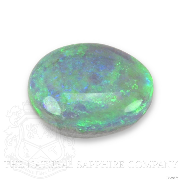 1.08 Ct. Cabochon Semi-Black Opal from Australia