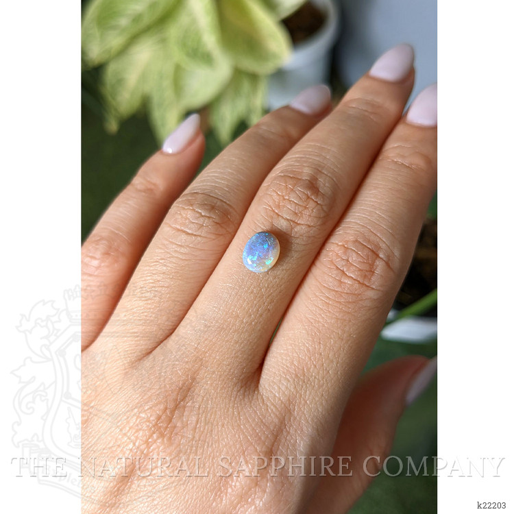 0.99 Ct. Cabochon White Opal from Australia