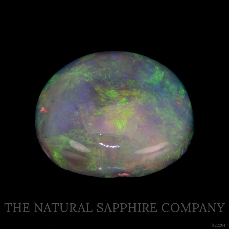 0.83 Ct. Cabochon Black Opal from Australia