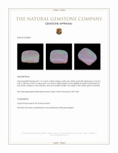 1.31 Ct. Cabochon White Opal from Australia Appraisal