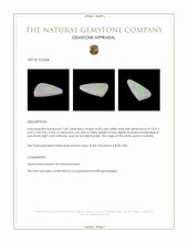 1.82 Ct. Cabochon White Opal from Australia Appraisal