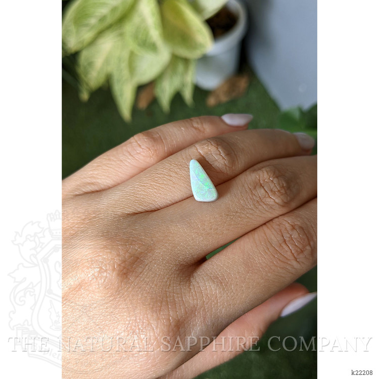1.82 Ct. Cabochon White Opal from Australia
