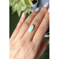 2.42 Ct. Cabochon White Opal from Australia Life Style
