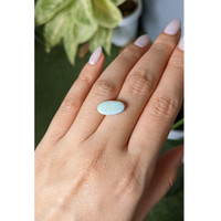 2.42 Ct. Cabochon White Opal from Australia Life Style