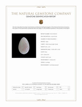 2.64 Ct. Multi Color Cabochon White Opal (Light Opal) from Australia Scan Report