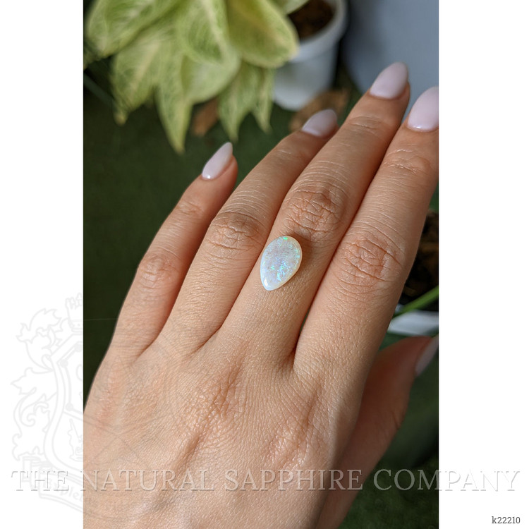 2.64 Ct. Cabochon White Opal from Australia