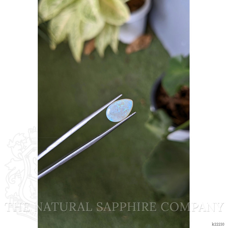 2.64 Ct. Cabochon White Opal from Australia