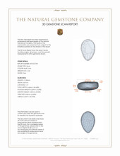 2.64 Ct. Cabochon White Opal from Australia 3 D Scan Report