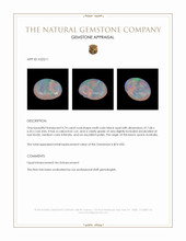 0.74 Ct. Cabochon Black Opal from Australia Appraisal