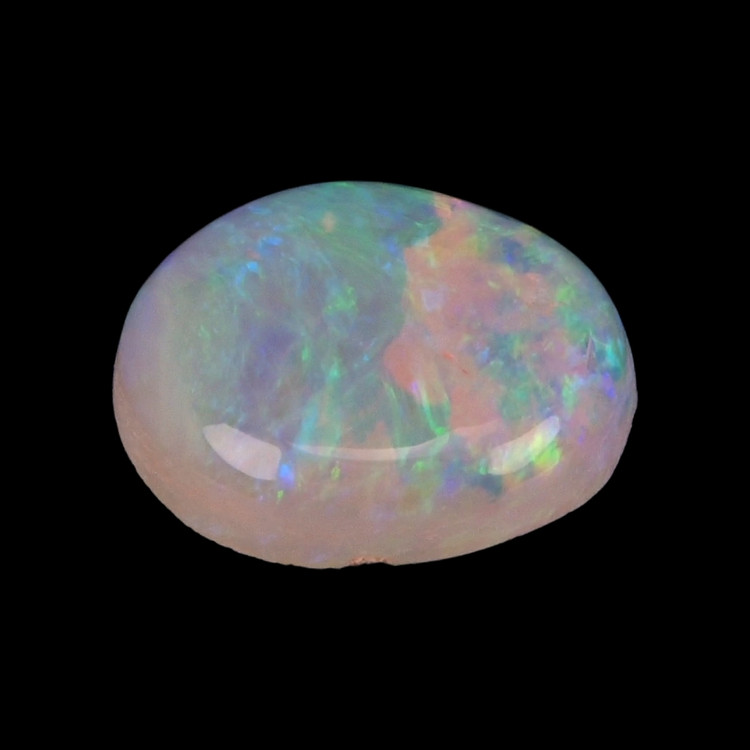 0.74 Ct. Cabochon Black Opal from Australia