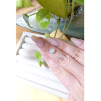 0.74 Ct. Cabochon Black Opal from Australia Life Style