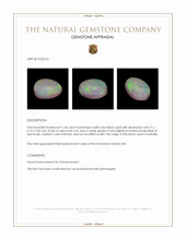 1.34 Ct. Cabochon Black Opal from Australia Appraisal