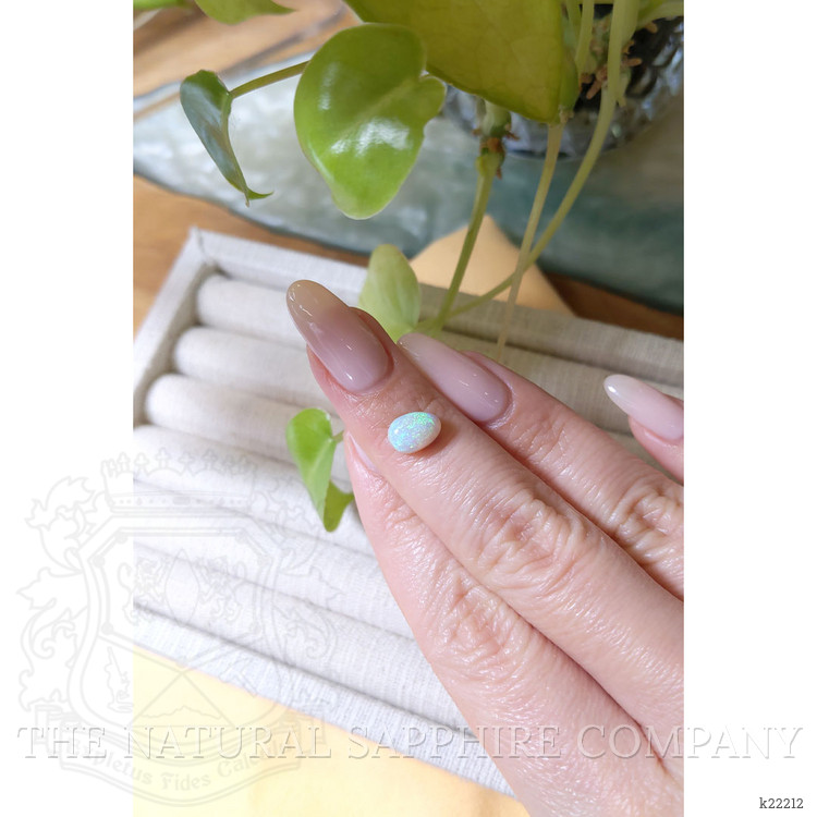 1.34 Ct. Cabochon Black Opal from Australia