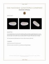 2.24 Ct. Cabochon White Opal from Australia Appraisal