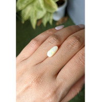 2.24 Ct. Cabochon White Opal from Australia Life Style