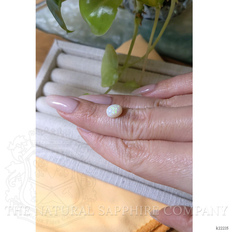 1.73 Ct. Cabochon White Opal from Australia
