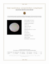 1.52 Ct. Multi Color Cabochon White Opal from Australia Scan Report