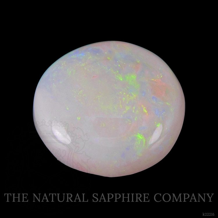 1.52 Ct. Cabochon White Opal from Australia