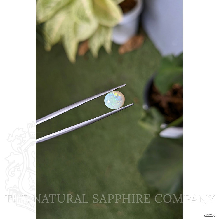 1.52 Ct. Cabochon White Opal from Australia