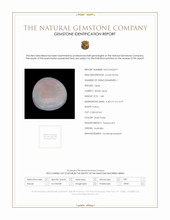 1.68 Ct. Multi Color Cabochon White Opal (Light Opal) from Australia Scan Report