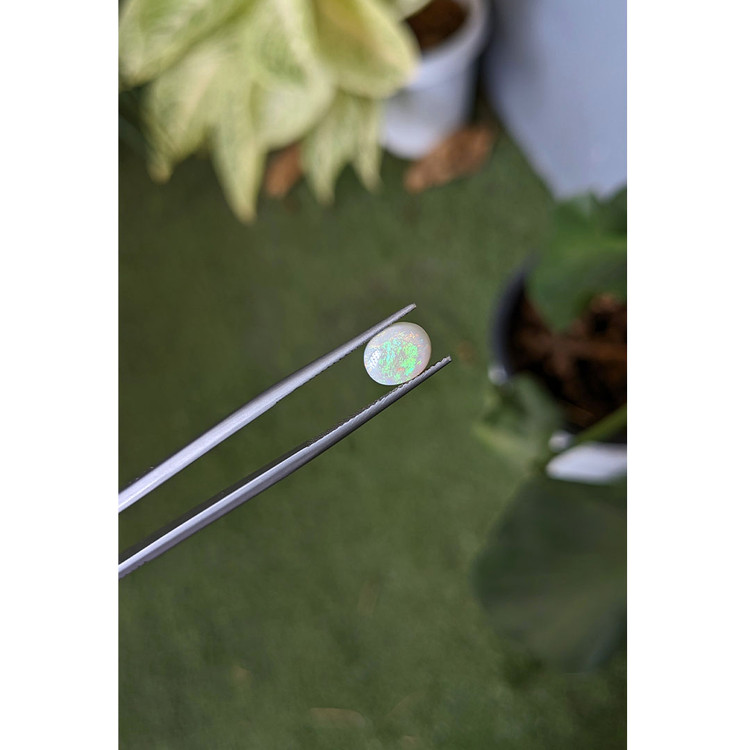 1.14 Ct. Cabochon White Opal from Australia