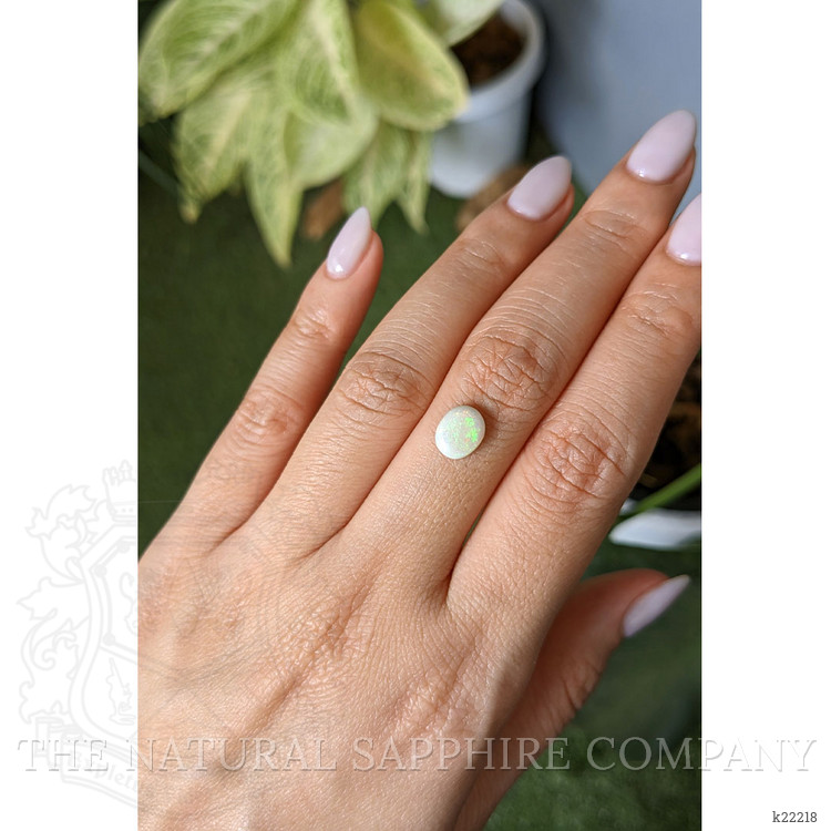 1.14 Ct. Cabochon White Opal from Australia