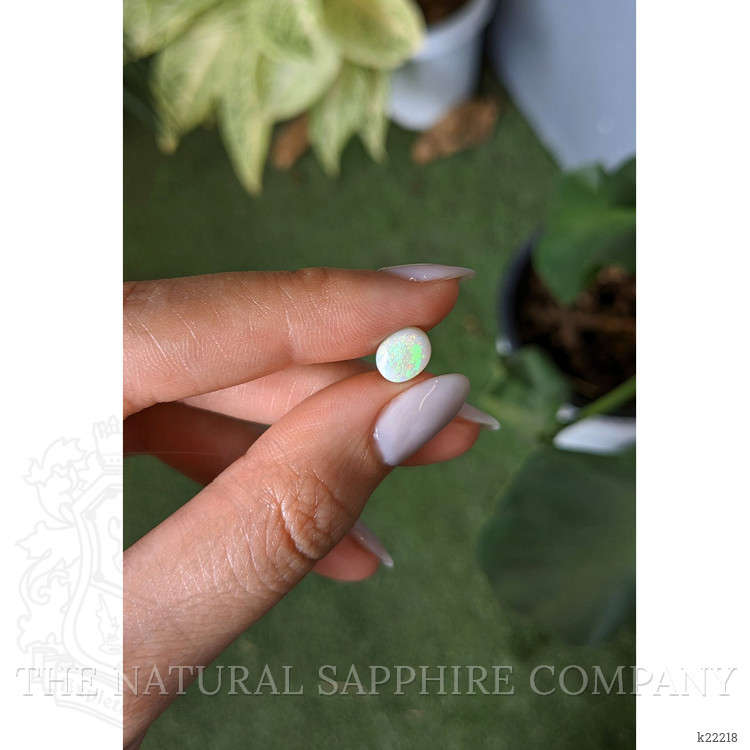 1.14 Ct. Cabochon White Opal from Australia
