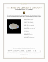 0.80 Ct. Multi Color Cabochon White Opal (Light Opal) from Australia Scan Report