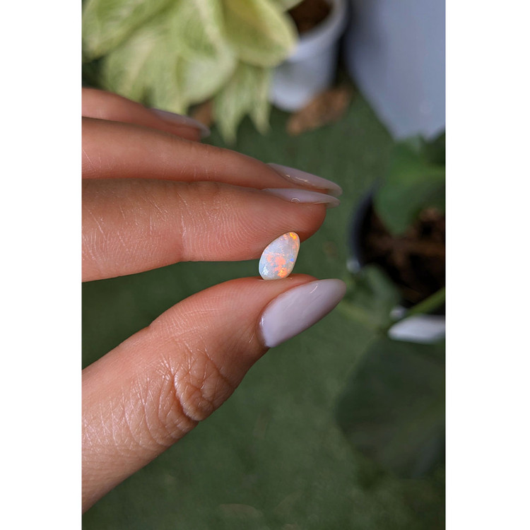 0.80 Ct. Cabochon White Opal from Australia