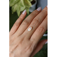 0.80 Ct. Cabochon White Opal from Australia Life Style
