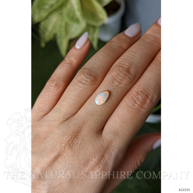 0.80 Ct. Cabochon White Opal from Australia