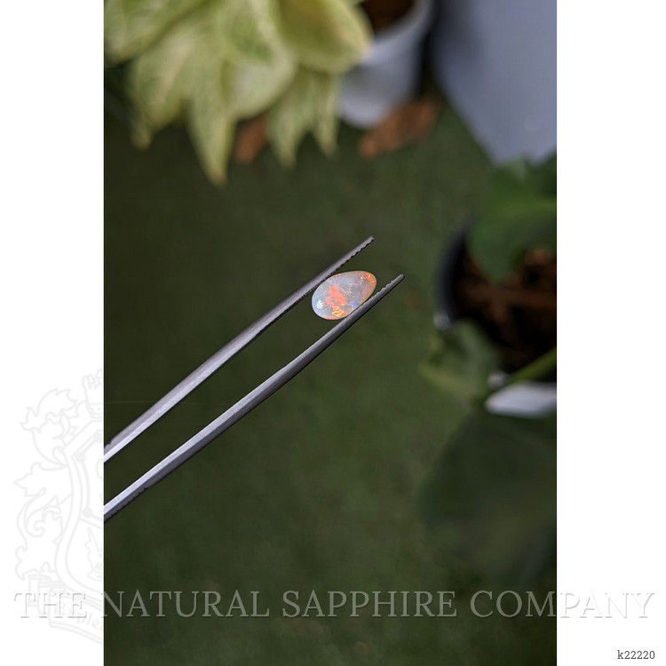 0.80 Ct. Cabochon White Opal from Australia