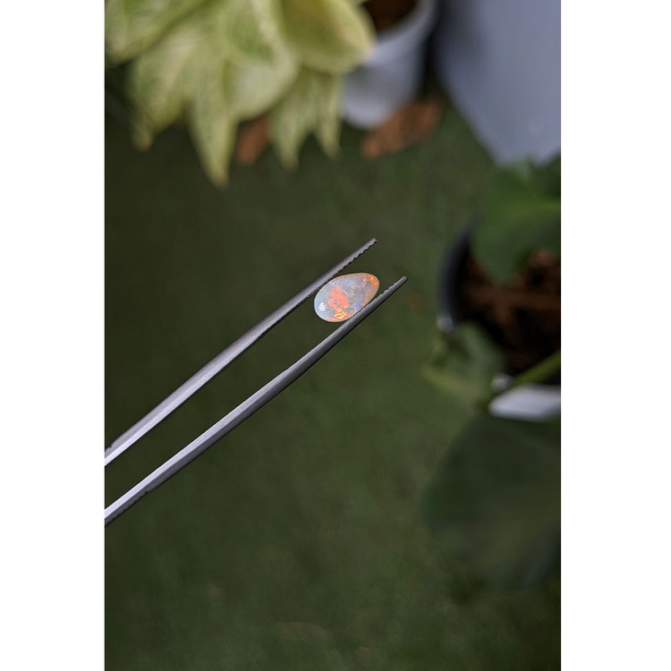 0.80 Ct. Cabochon White Opal from Australia