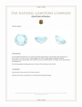 2.69 Ct. Aquamarine from Madagascar Appraisal