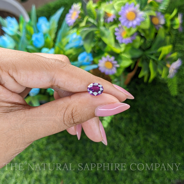 2.52 Ct. Pinkish Purple Rhodolite Garnet from Tanzania