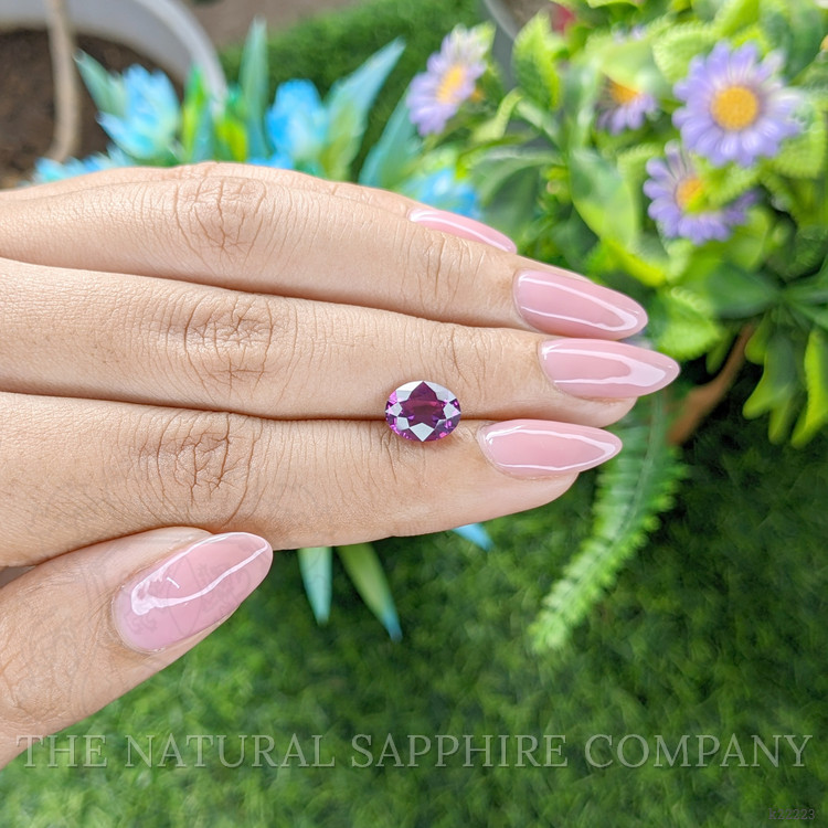 2.52 Ct. Pinkish Purple Rhodolite Garnet from Tanzania
