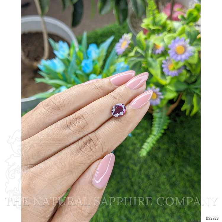 2.52 Ct. Pinkish Purple Rhodolite Garnet from Tanzania