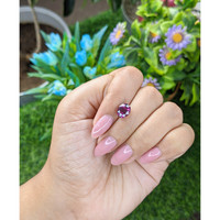 2.52 Ct. Pinkish Purple Rhodolite Garnet from Tanzania Life Style