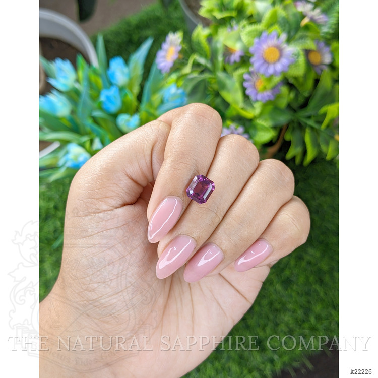 3.08 Ct. Pinkish Purple Rhodolite Garnet from Tanzania