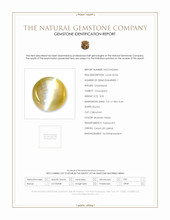 3.05 Ct. Cabochon Chrysoberyl from Ceylon (Sri Lanka) Scan Report